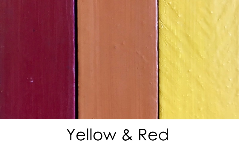 Linseed oilpaint Yellow-Red